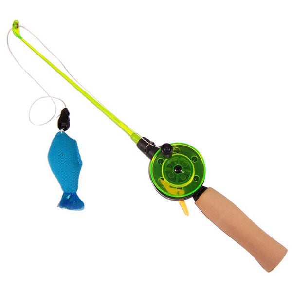 OurPets - Cat - Toy - Go Fish Teaser Wand - Fishing Rod
